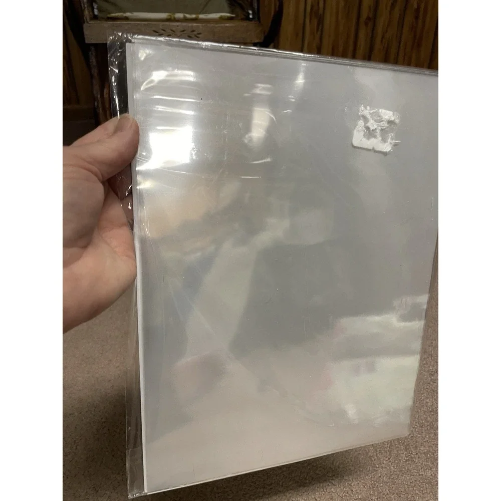 Westrim Crafts Hinged Pages 8.5x11 Strap 13 Pages x 5 Slip On Page Protectors